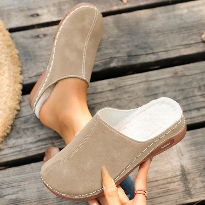 Women's Lightweight Warm Slip-On Comfort Mules