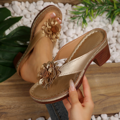 Comfortable Women’s Floral Sandals