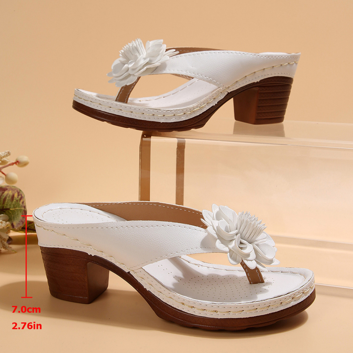 Comfortable Women’s Floral Sandals