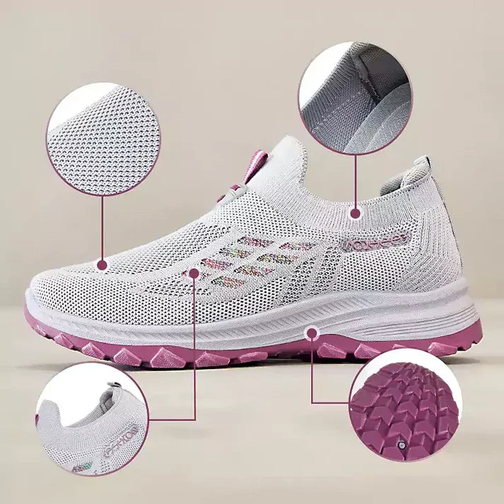 Orthopedic Shoes – Triple Arch Support, Memory Foam & Massage Insole for Optimal Pain Relief