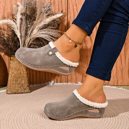 Women's Cozy Slip-On Winter Walking Shoes