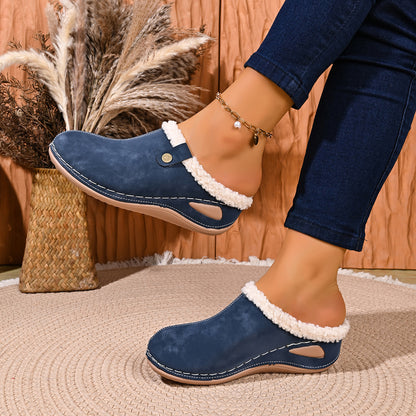 Women's Cozy Slip-On Winter Walking Shoes