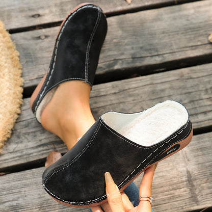 Women's Lightweight Warm Slip-On Comfort Mules
