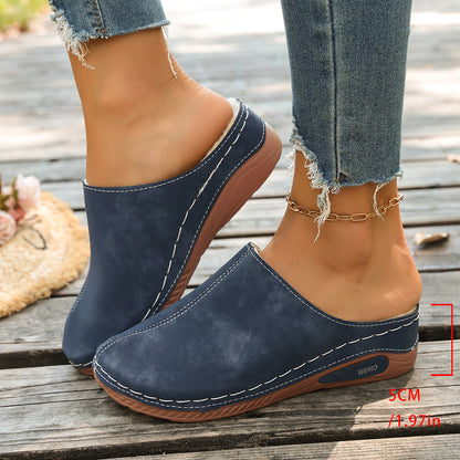 Women's Lightweight Warm Slip-On Comfort Mules