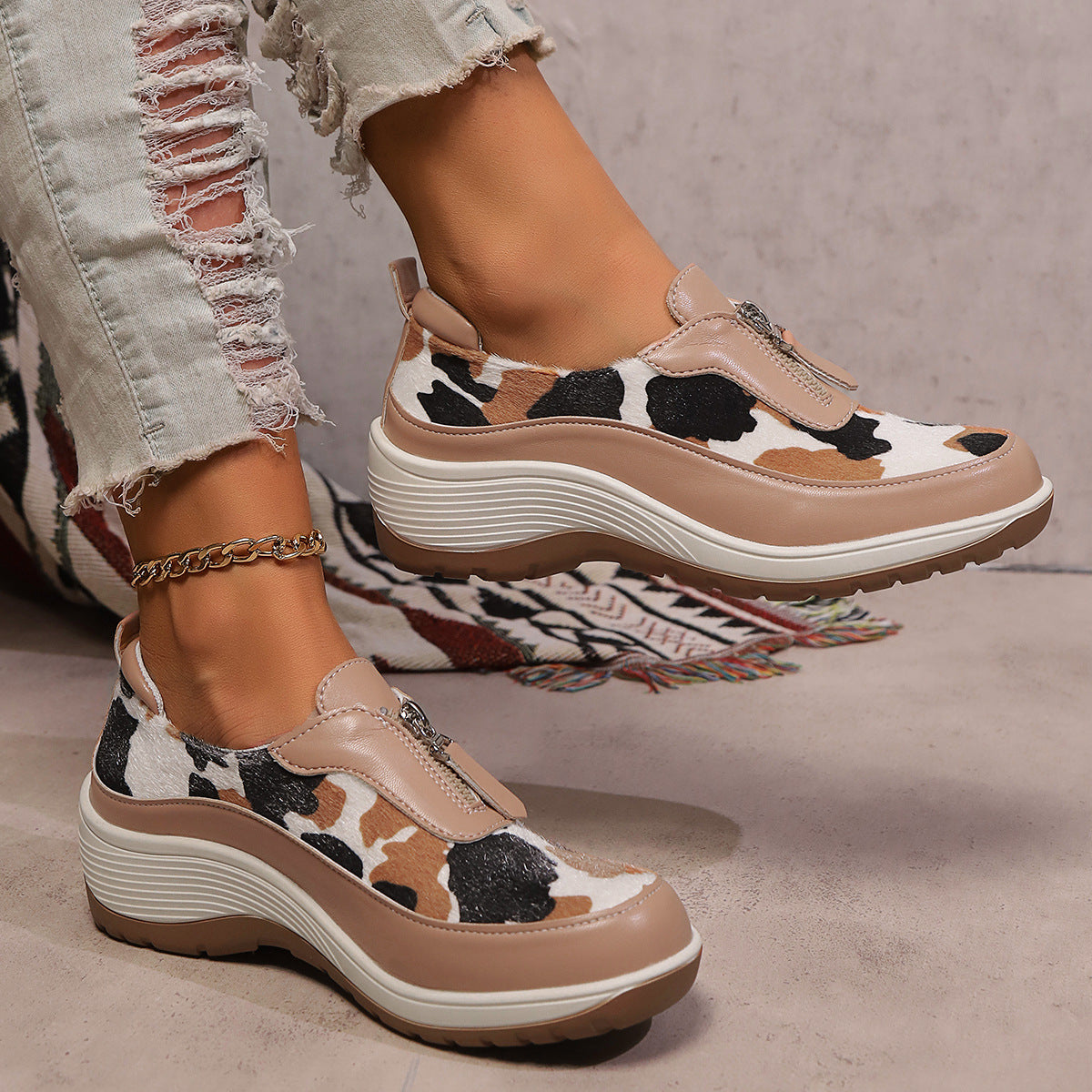 OrthoFit Women's Comfort Leather Shoes