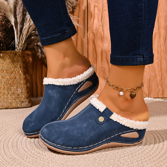 Women's Cozy Slip-On Winter Walking Shoes