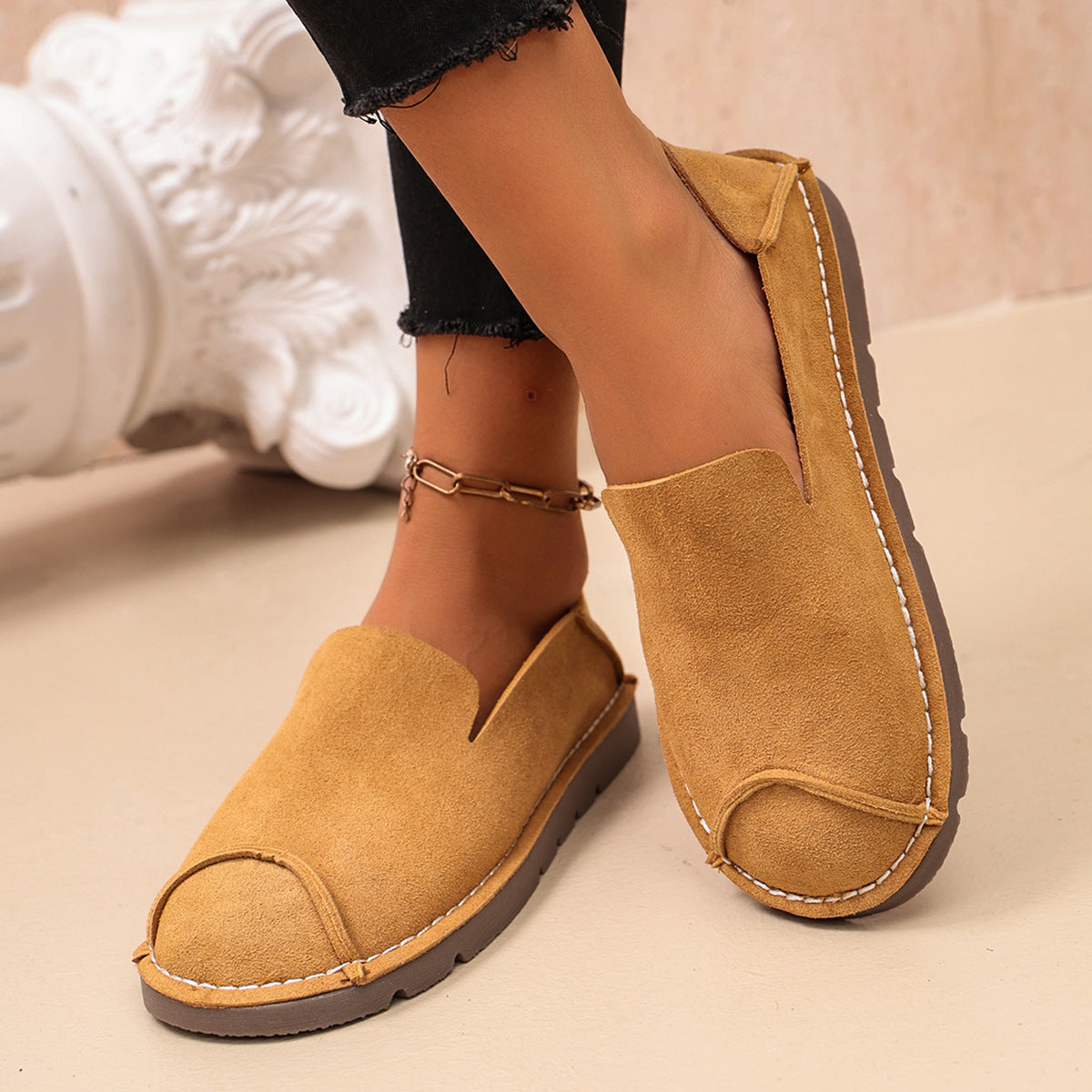 Women’s Wide Fit Comfort Slip-On Shoes